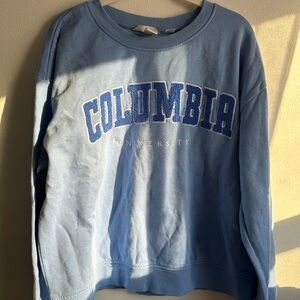 Columbia University Blue Sweater